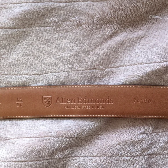 Allen Edmonds Brown Manistee Dress Belt - Picture 2 of 4